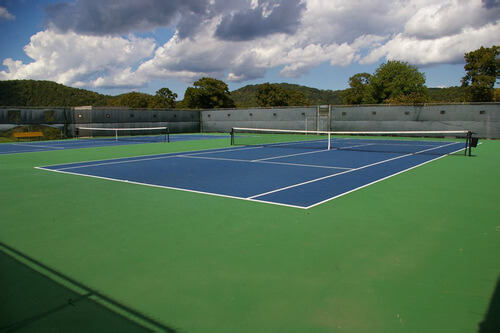 Tennis courts